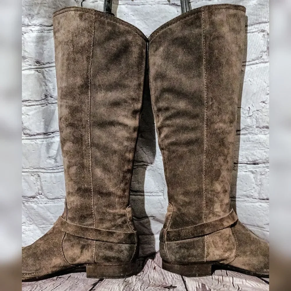 Alberto Fermani Suede Boots - Brown